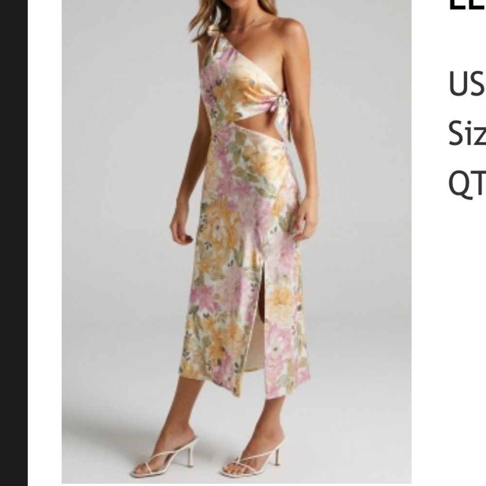 Floral midi dress -  (US XS)